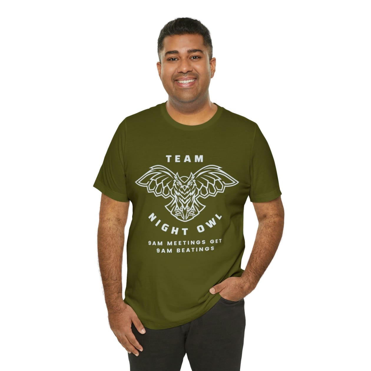 Team Night Owl Unisex Jersey Short Sleeve Tee