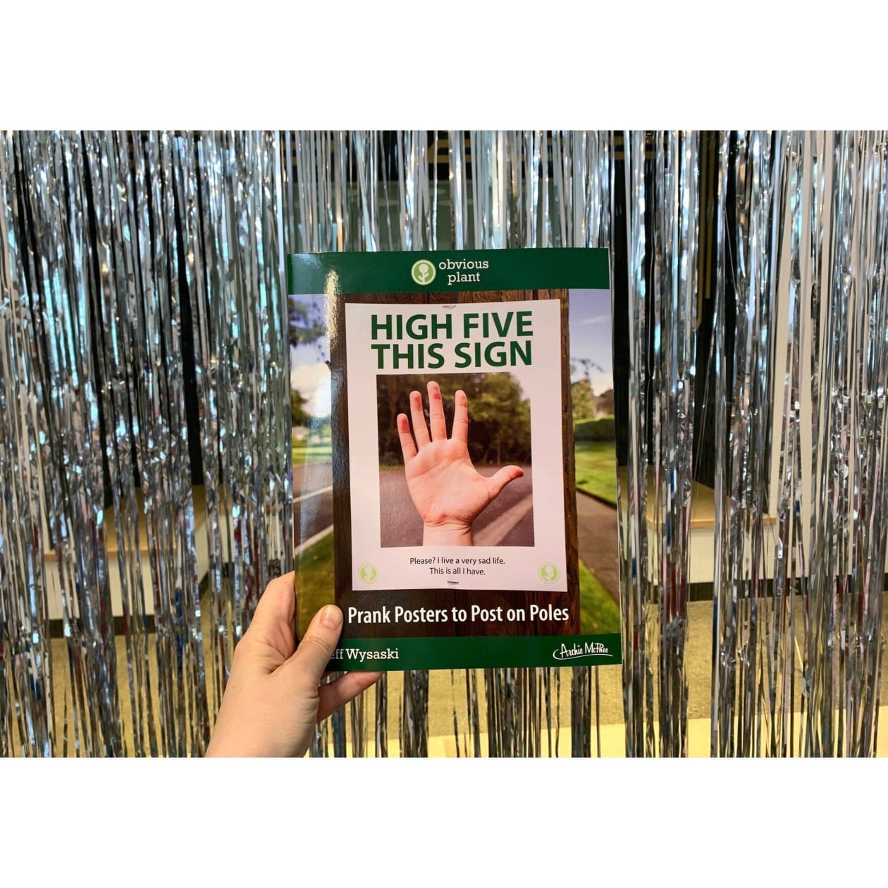 High Five This Sign | Book of 23 Funny Prank Posters