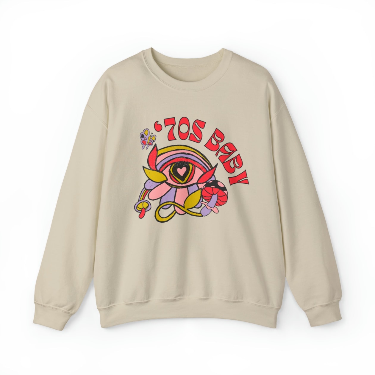 70's Baby Retro Unisex Heavy Blend™ Crewneck Sweatshirt