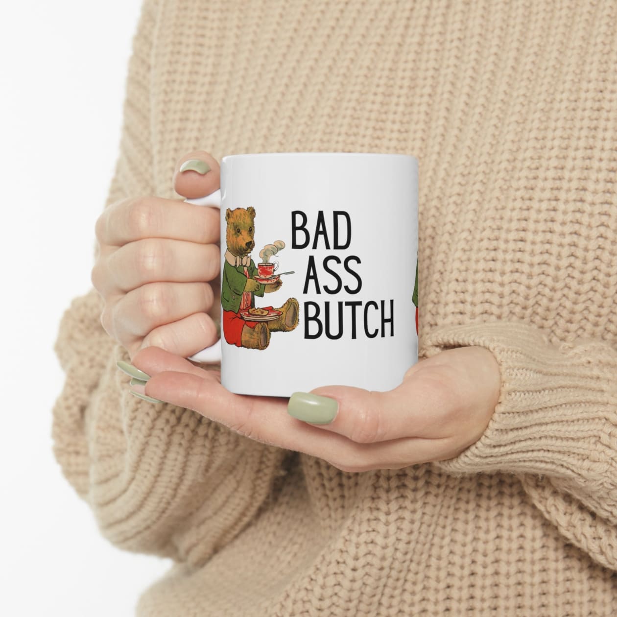 Bad Ass Butch Ceramic Mug 11oz