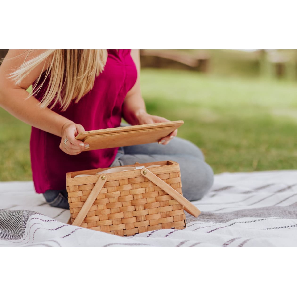 Poppy Personal Picnic Basket