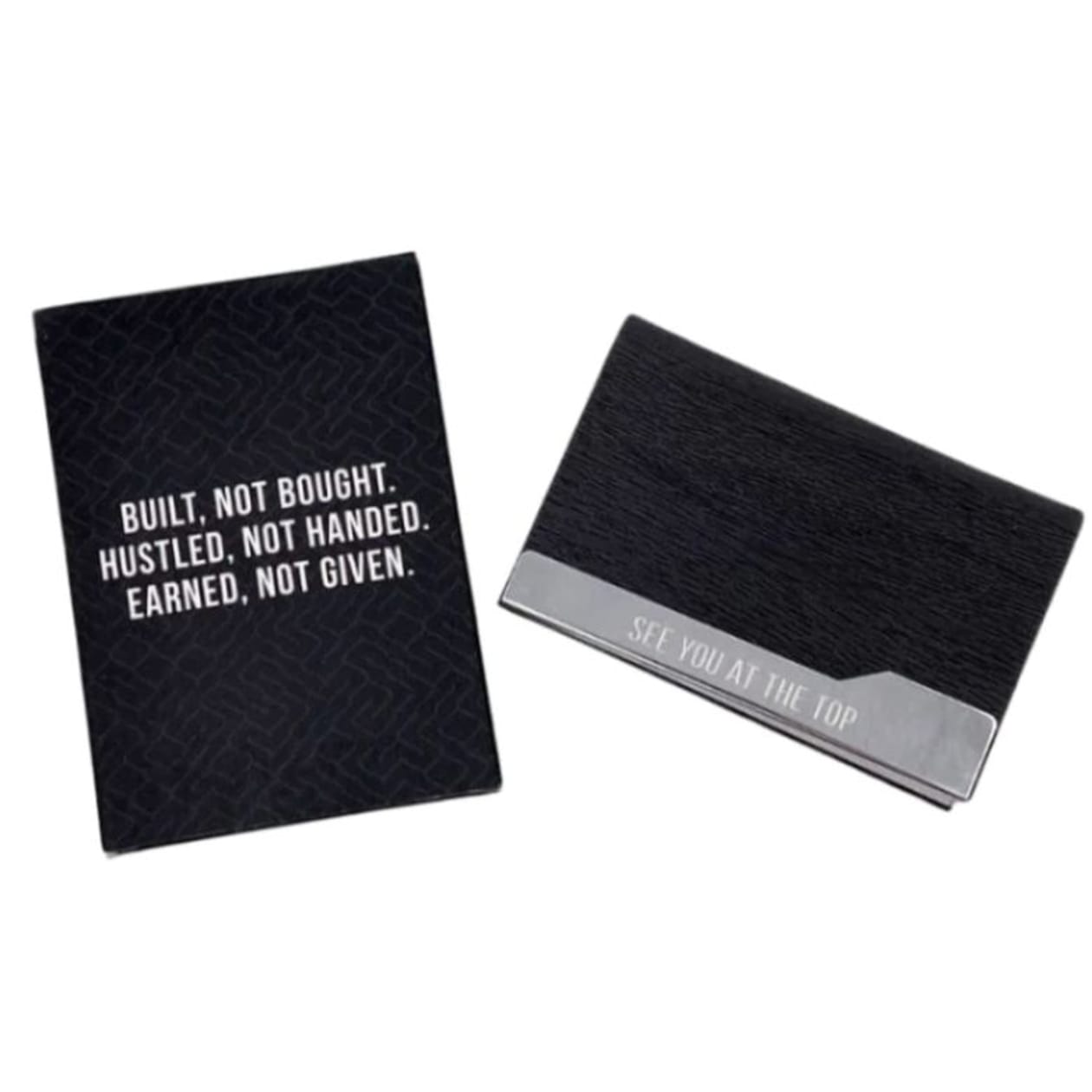 See You At the Top Business Card Holder | ID Card Wallet | 3" x 4.25" | Smartass & Sass at GetBullish