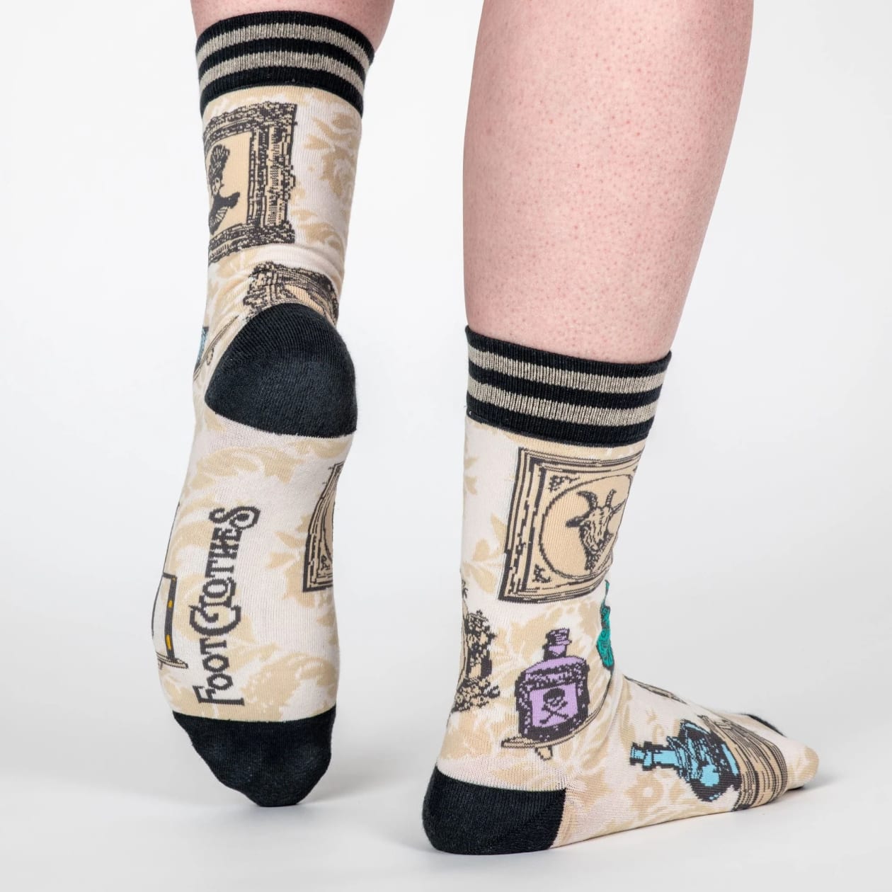 Toxic Curiosities Crew Socks | Victorian Themed Socks