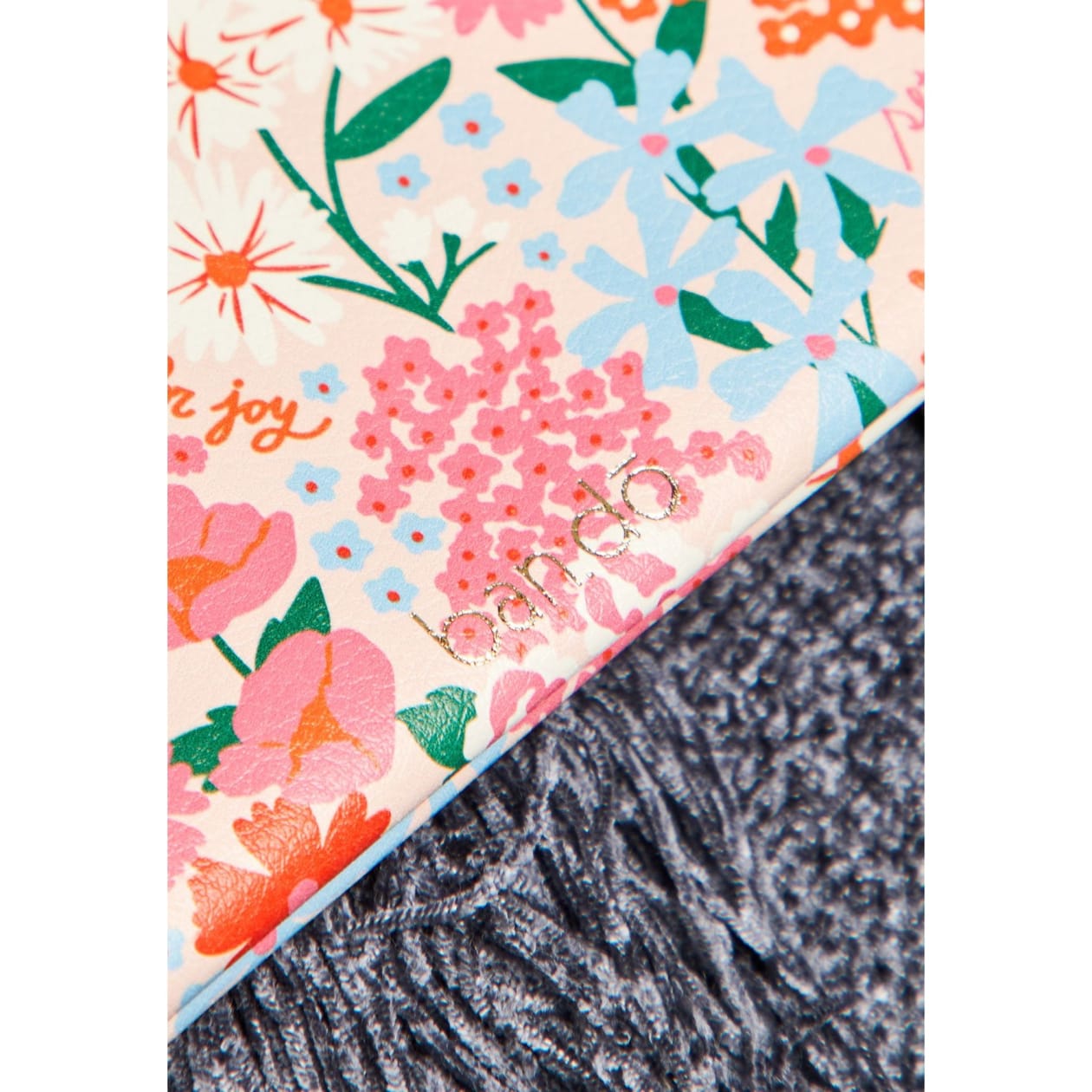 Ban.do Secret Garden Pencil Pouch | Floral Leatherette Pouch