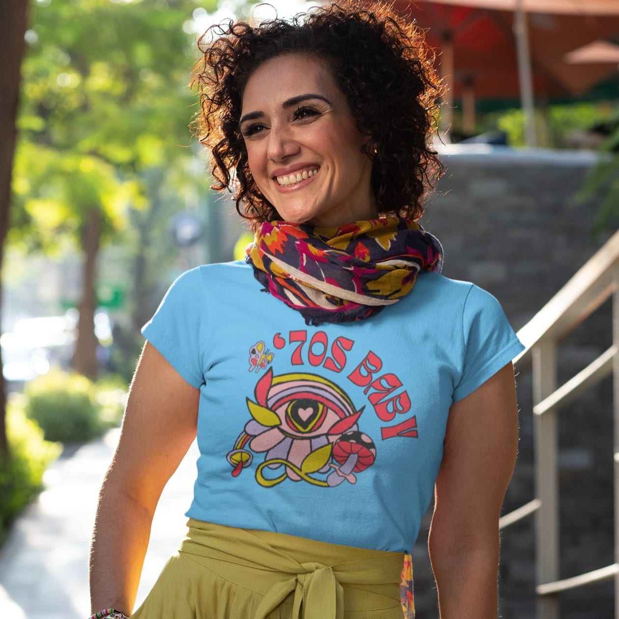 70's Baby Retro Jersey Short Sleeve Tee [Multiple Color Options]