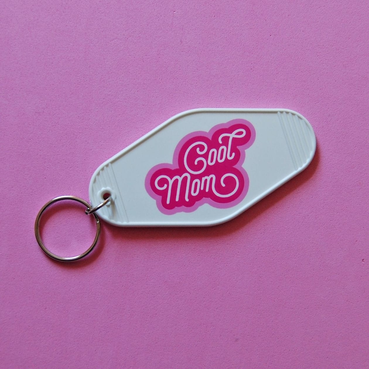 Cool Mom Motel Style Keychain