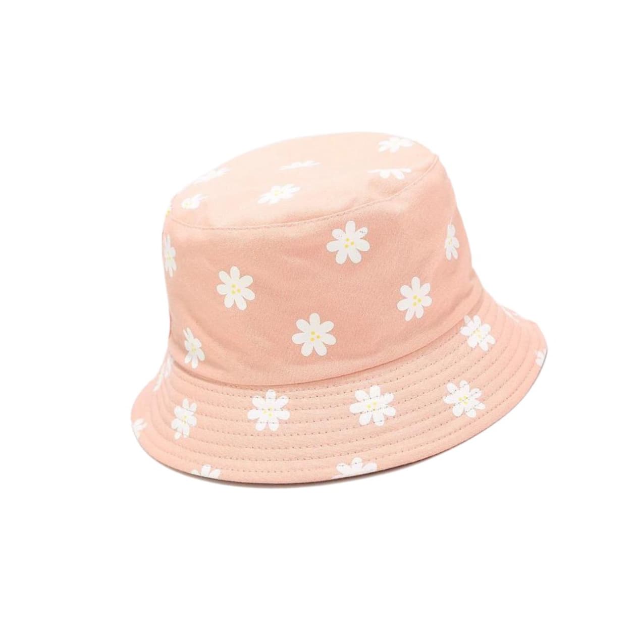 Hippie Dippie Daisy '90s Bucket Hat [3 Color Options] - Color: Pink