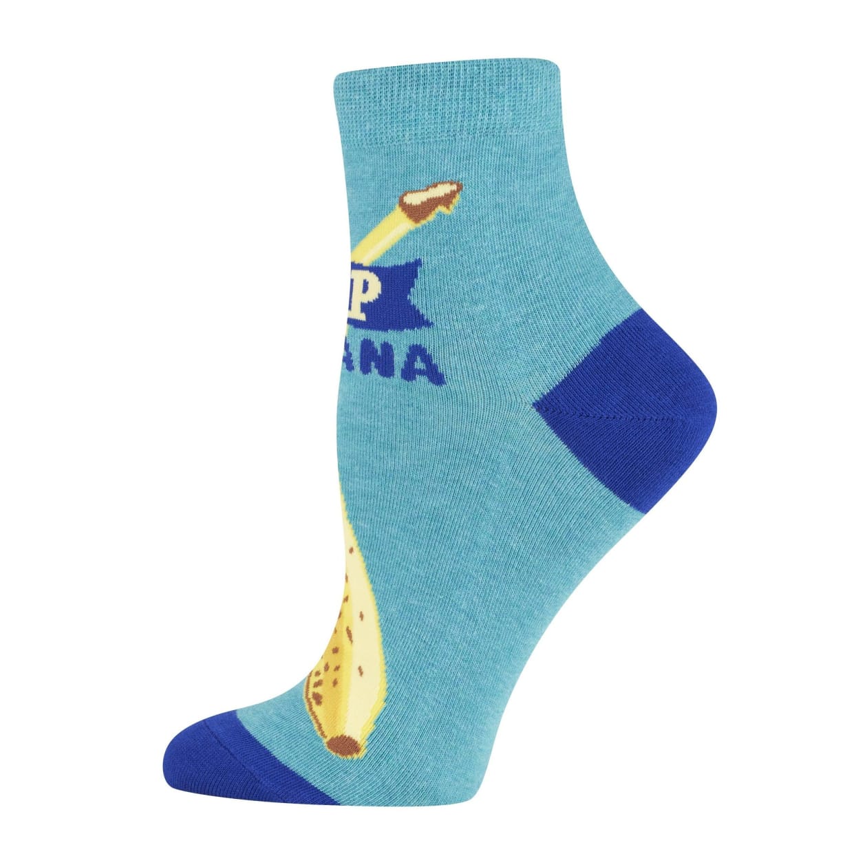 Top Banana Women's Ankle Socks in Blue | Cotton Footwear | BlueQ at GetBullish