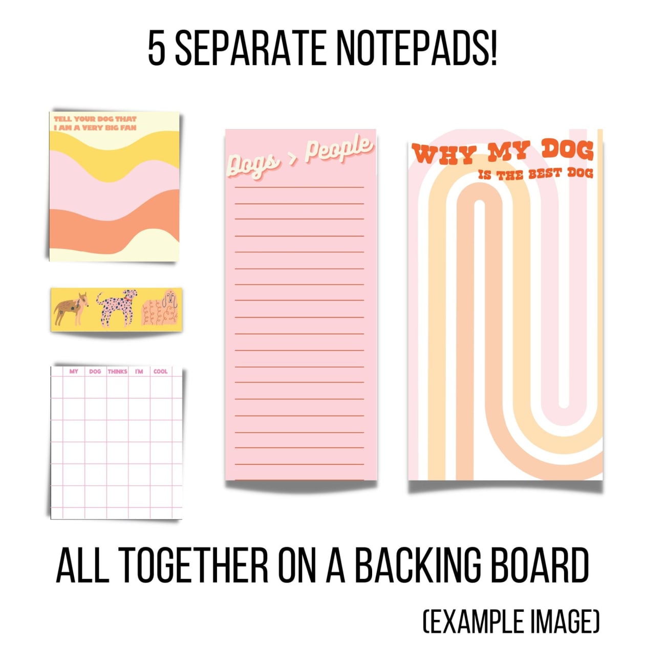 Fun Club Demotivational Notepad Set | 5 Notepads in One Giftable Set