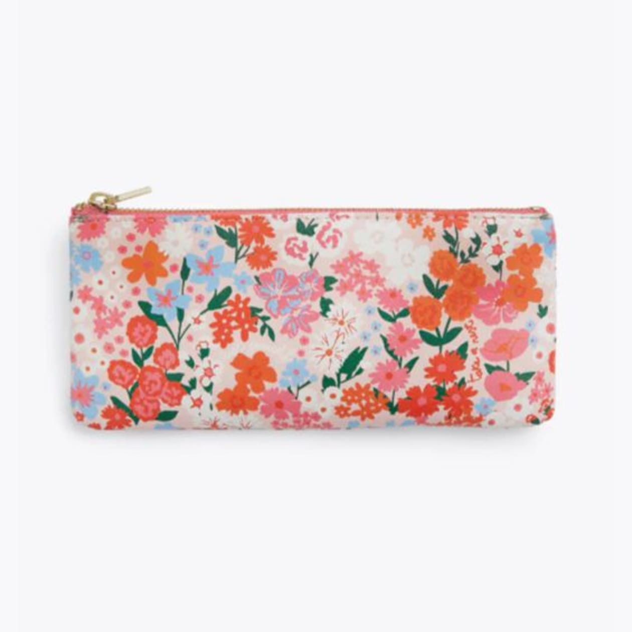 Ban.do Secret Garden Pencil Pouch | Floral Leatherette Pouch