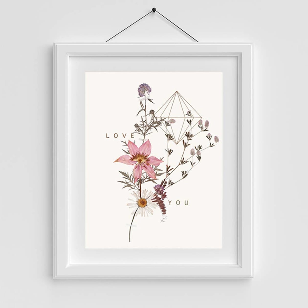 Sweet Stems 11" x 14" Art Print | Copper Details | Unframed