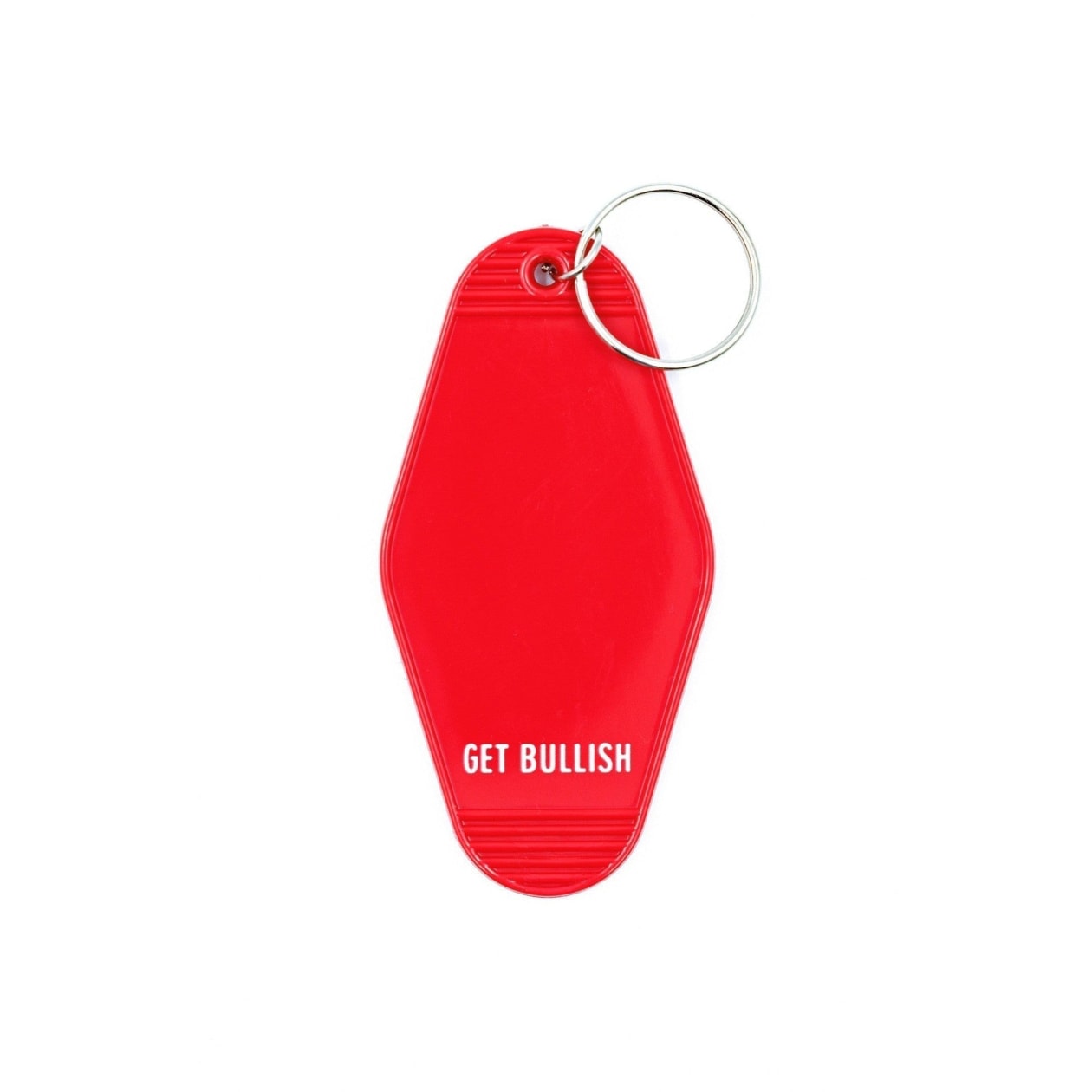 Smasher of the Patriarchy Feminist Motel Keychain in Red