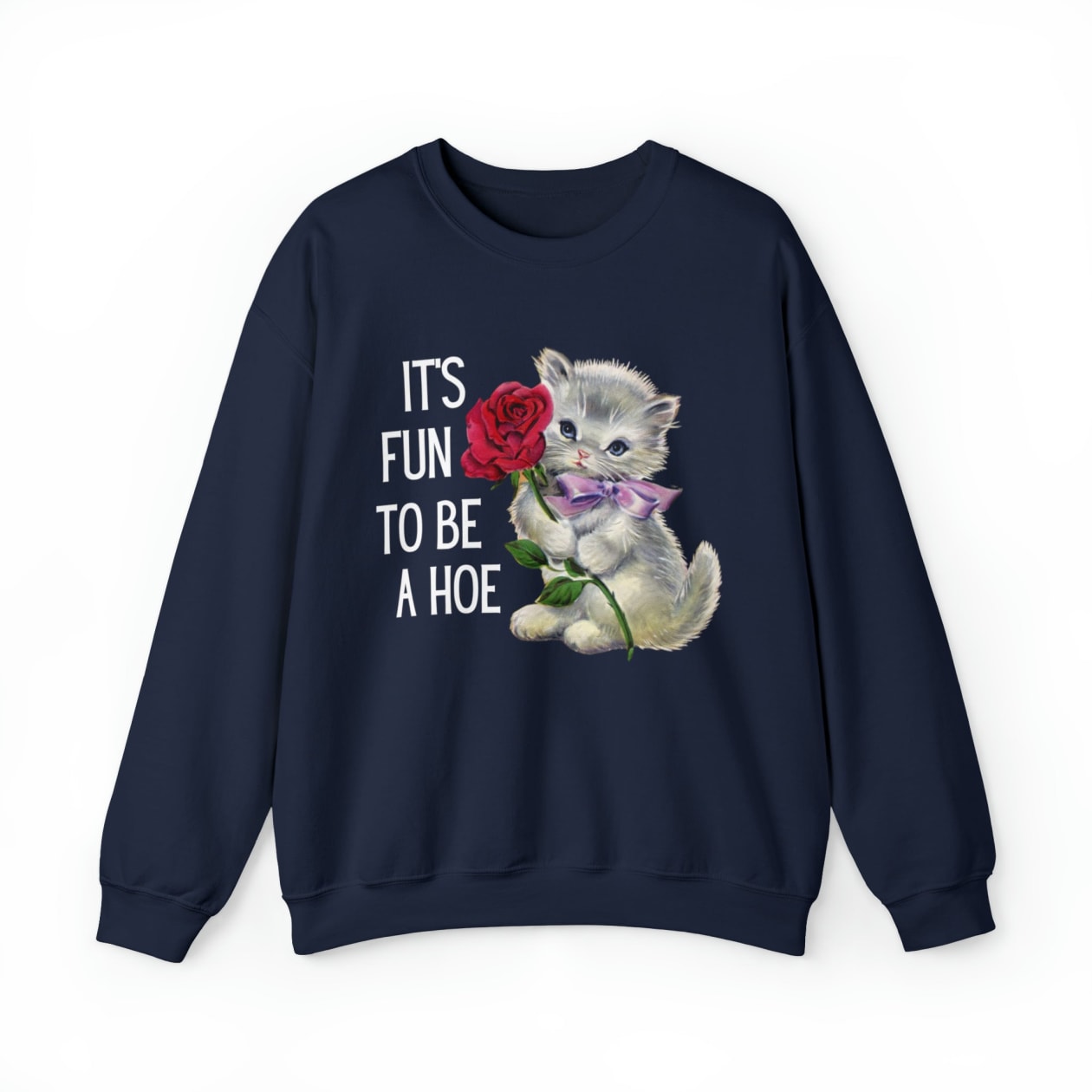 It's Fun to be a Hoe Unisex Heavy Blend™ Crewneck Sweatshirt Sizes SM-5XL | Plus Size Available