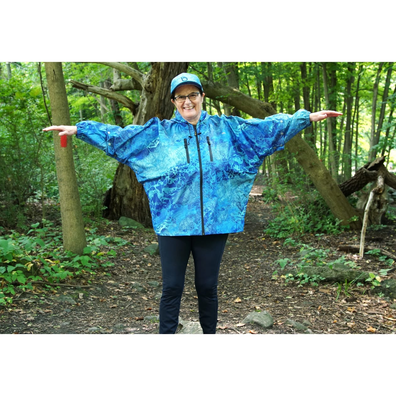 Brella 2015 Blue Unisex Rain Jacket for Youth + Petite