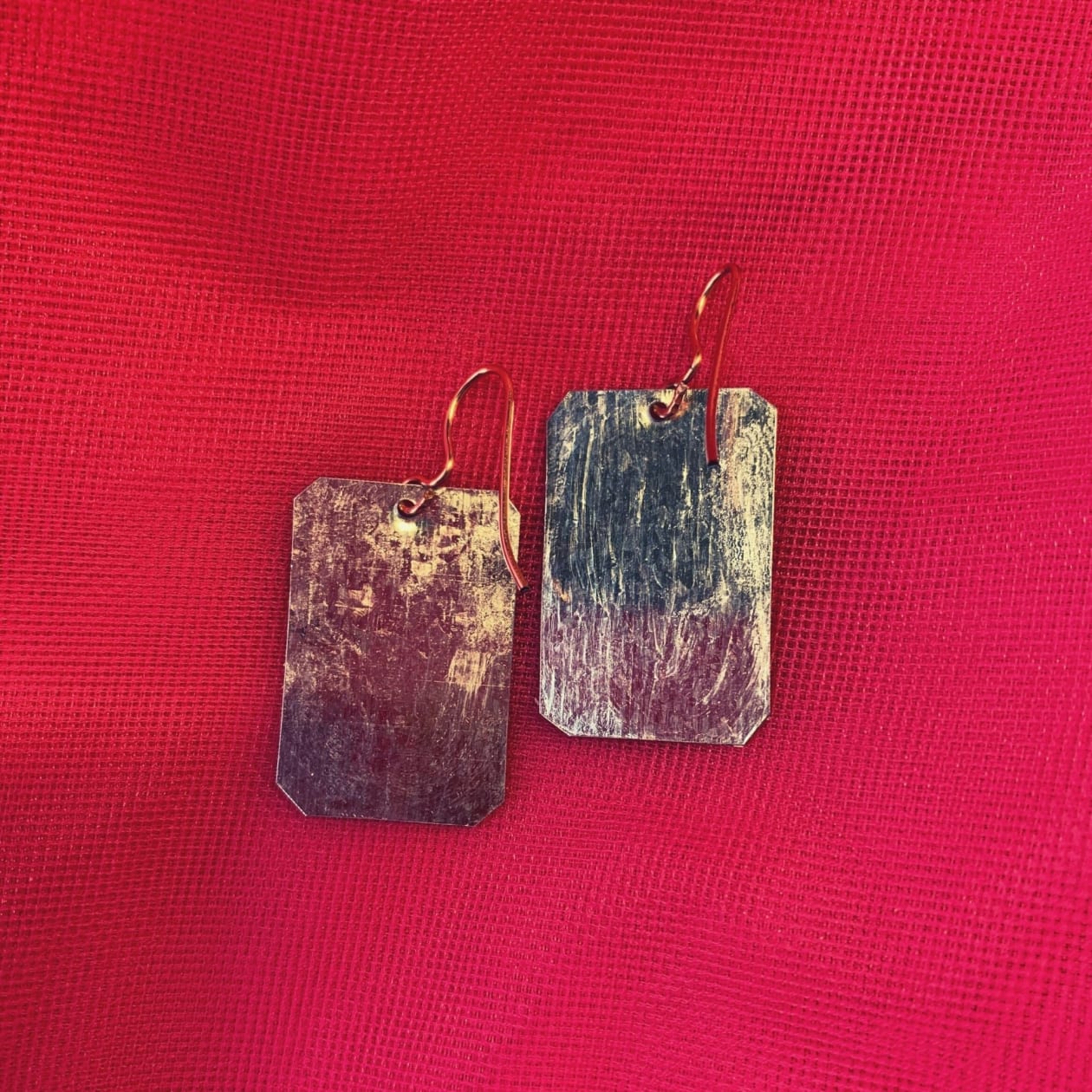 Votes For Women Handmade Feminist Earrings with Copper Wires