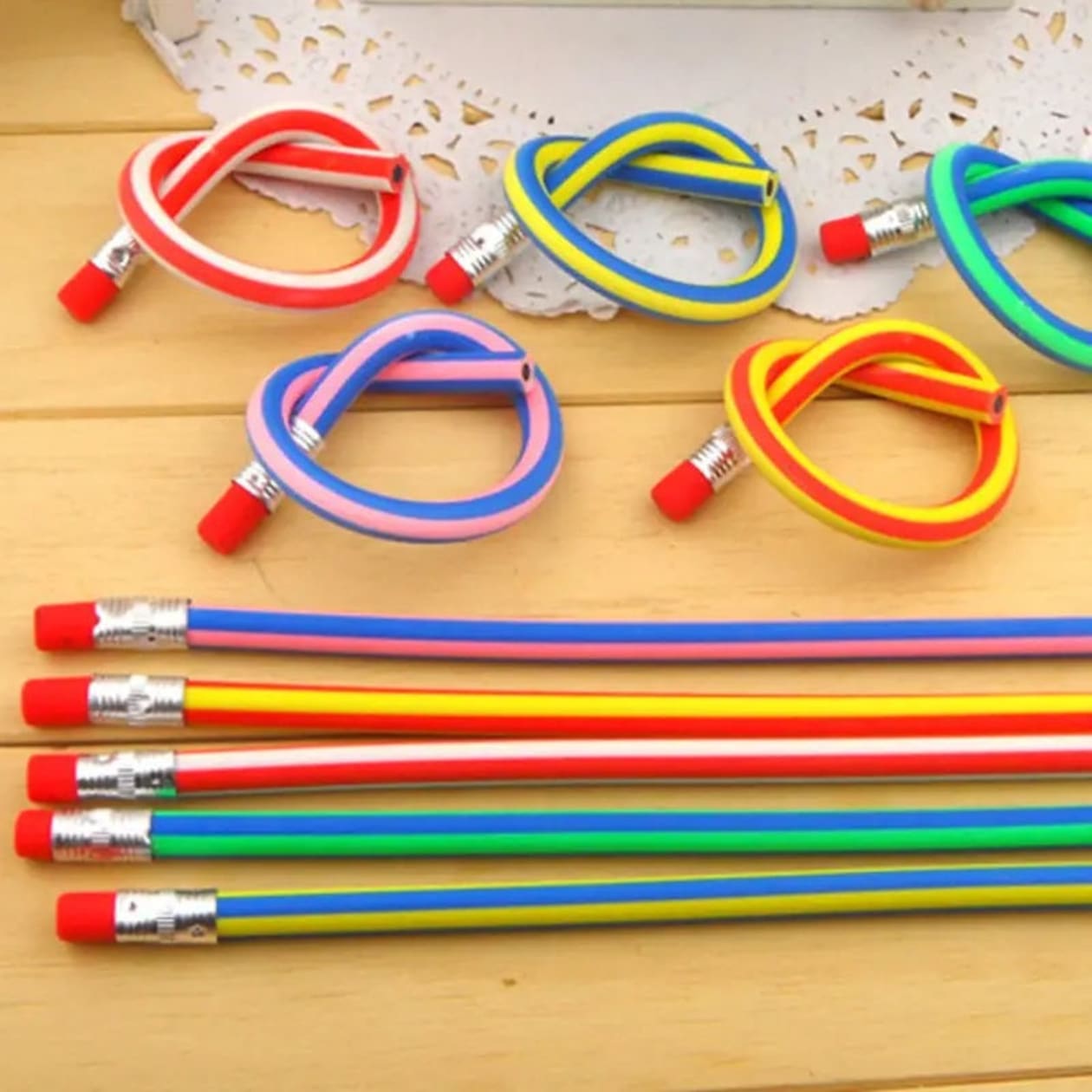 6 pc. Creative Bendable Pencils