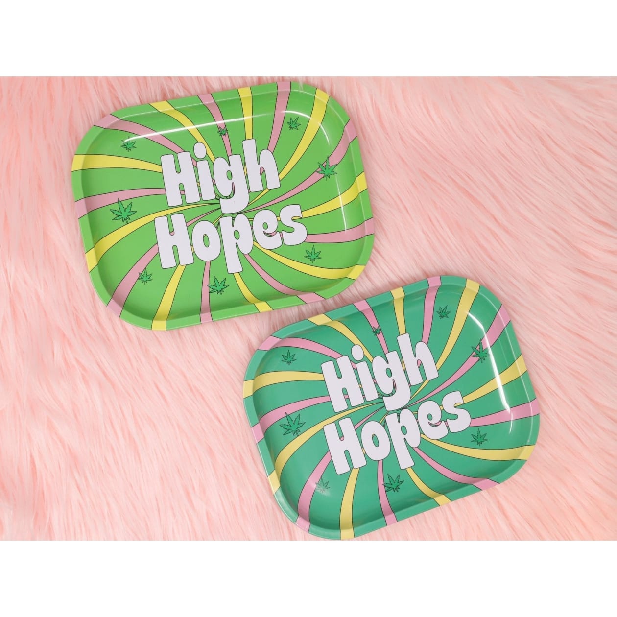 High Hopes Trinket Catch-all Tray in Green | Rolling Tray