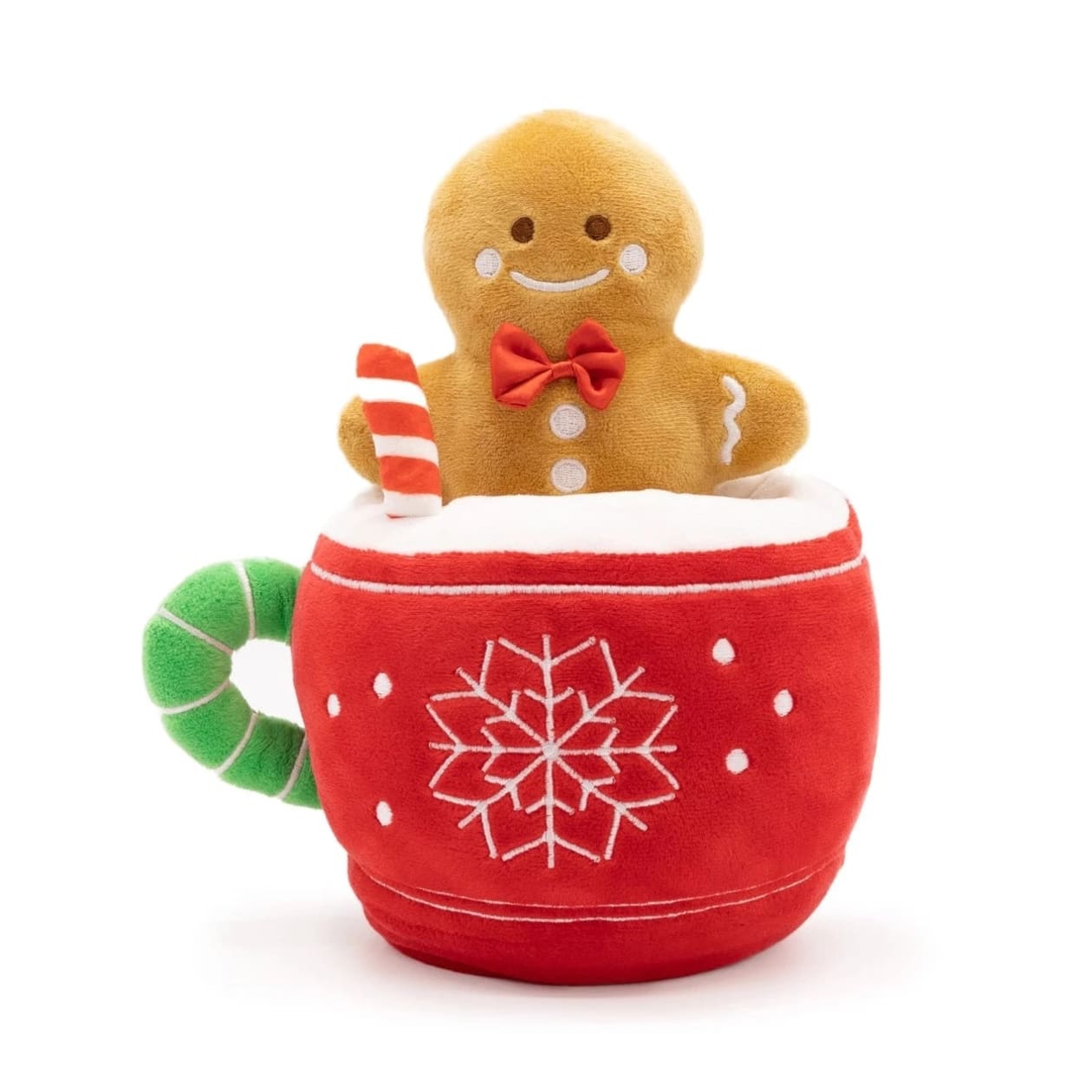 Peek-A-Boo Gingerbread in Hot Cocoa Plush 2 Piece Stuffie Gift Set