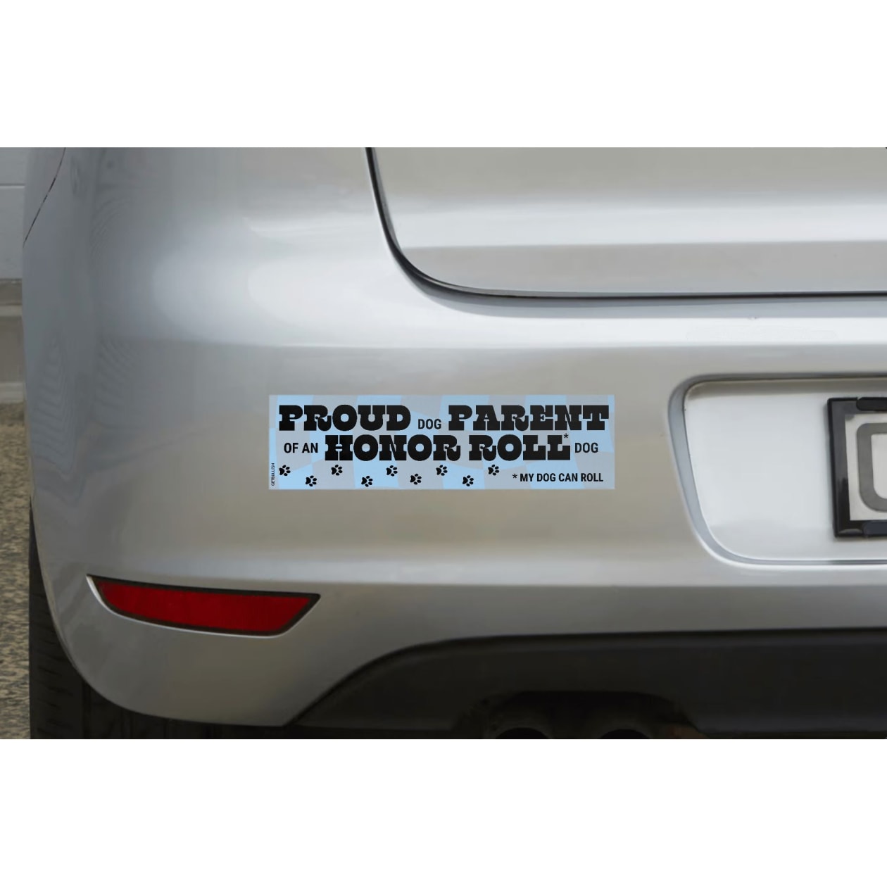 Proud Dog Parent of an Honor Roll Doll (My Dog Can Roll) Bumper Sticker