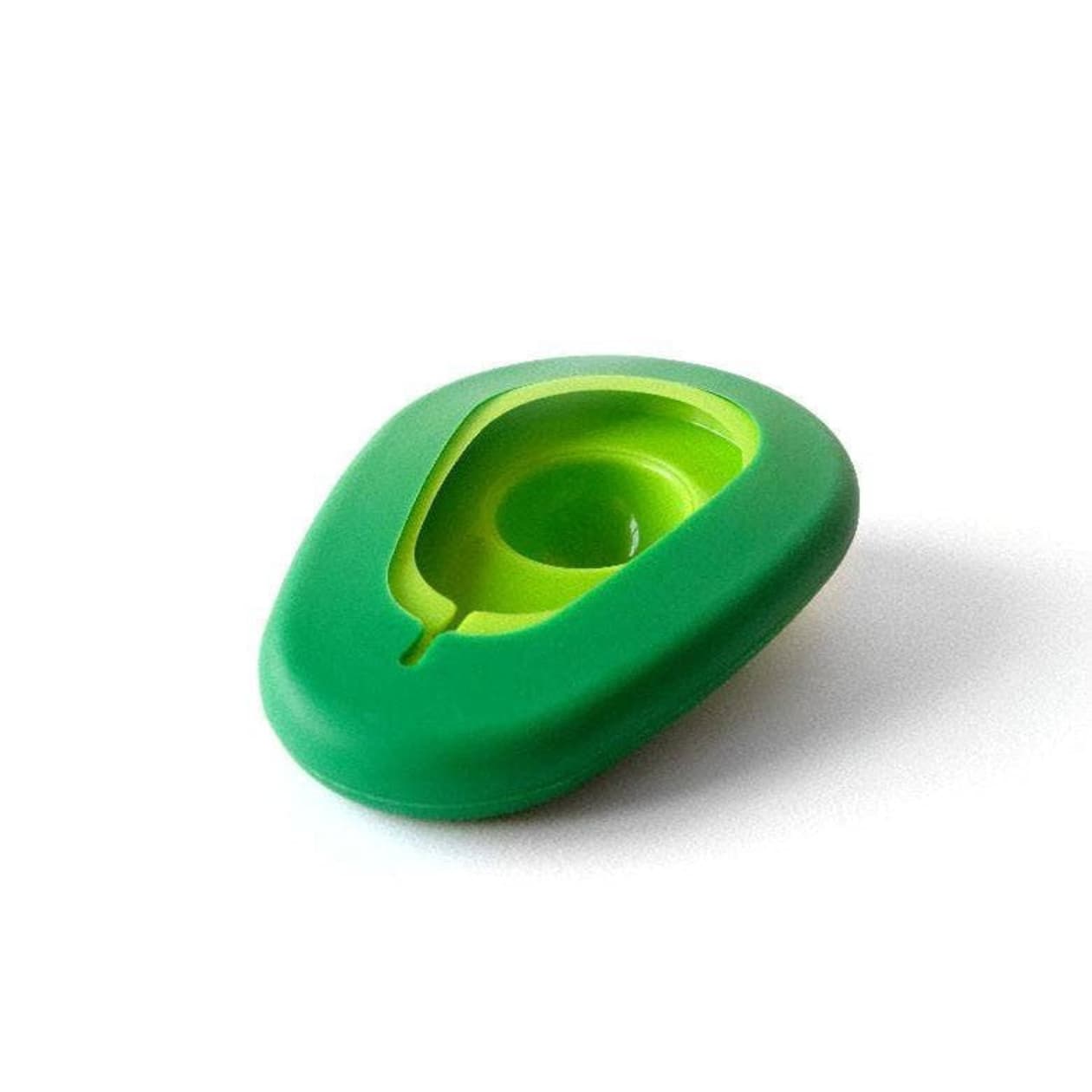 Set Of 2 Silicone Avocado Huggers in Green | Storage Saver for Halved Avocados