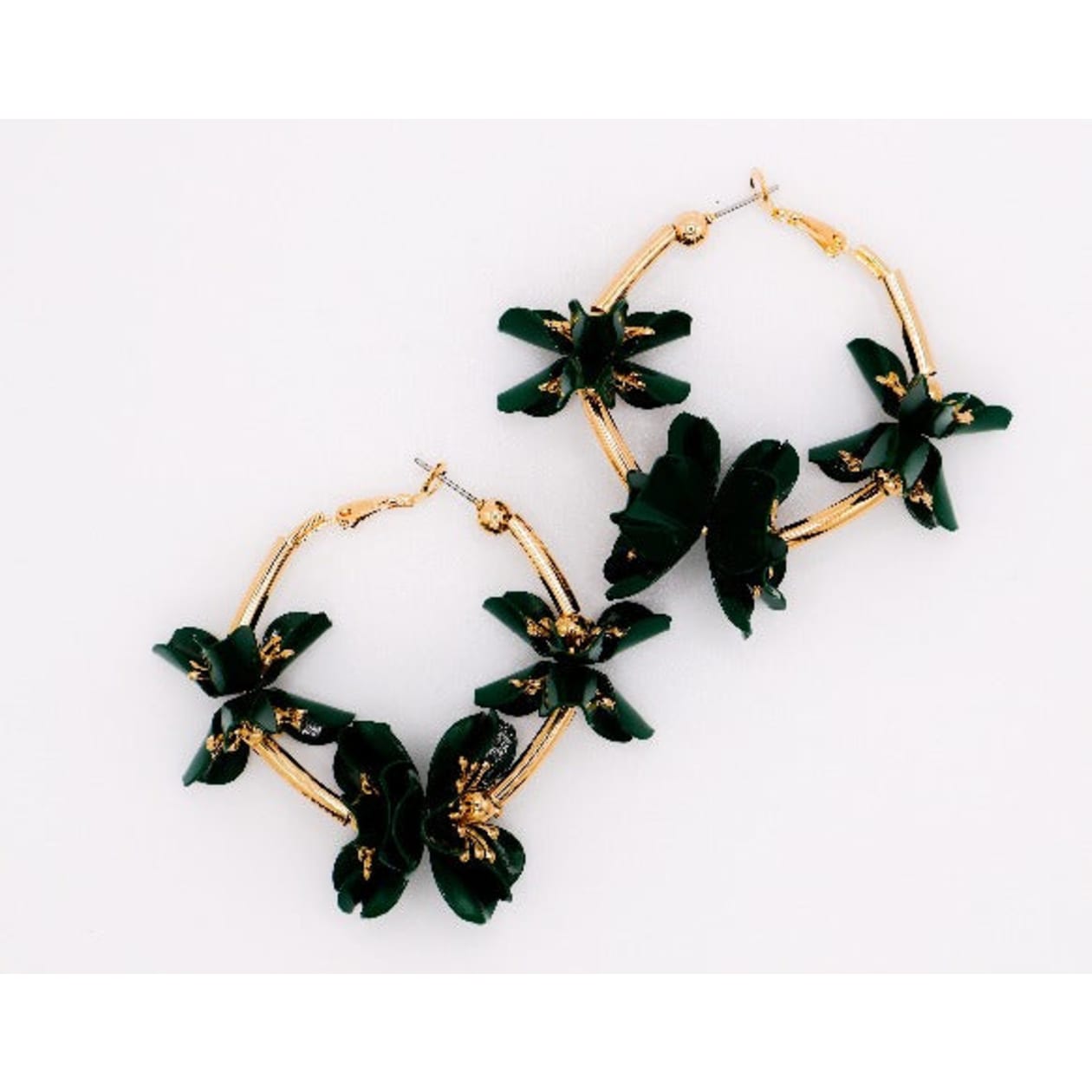 Floral Luxe Hoops