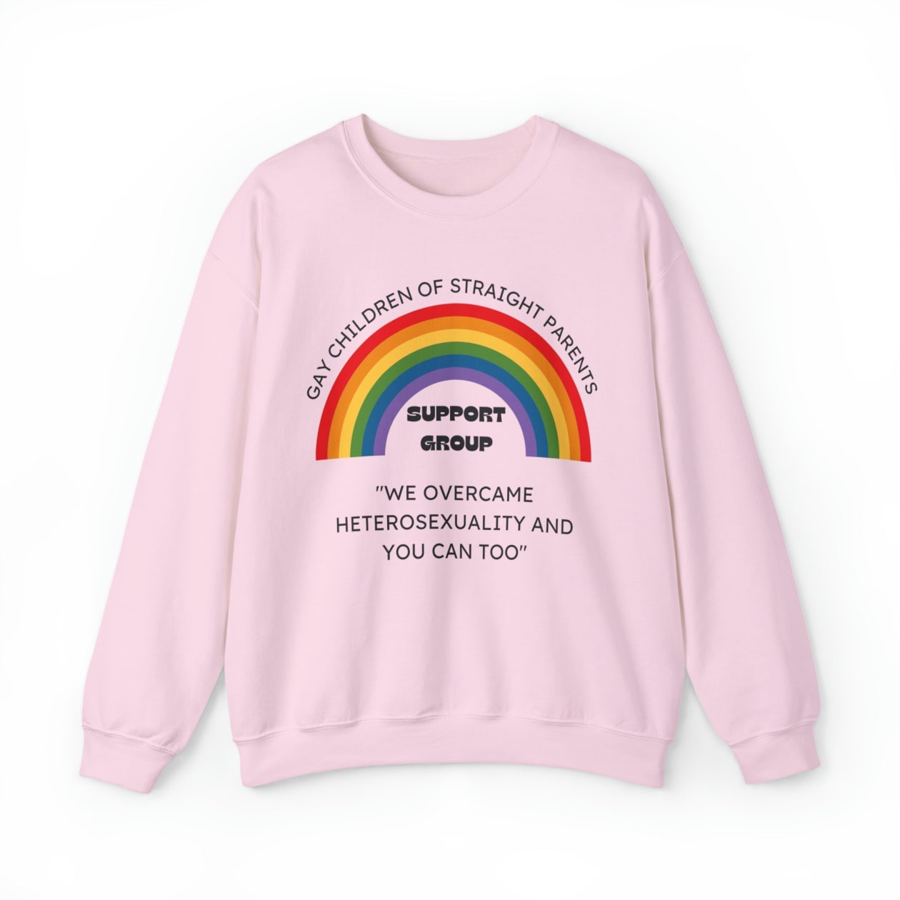 Gay Children of Straight Parents Support Group Unisex Heavy Blend™ Crewneck Sweatshirt Sizes SM-5XL | Plus Size Available