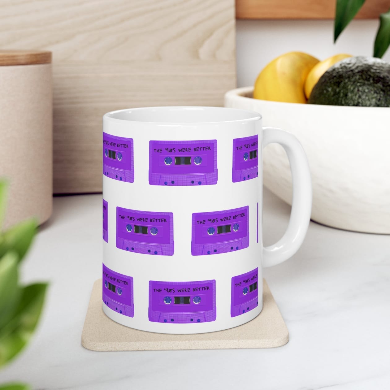 The '90s Were Better Cassette Tape Ceramic Mug 11oz