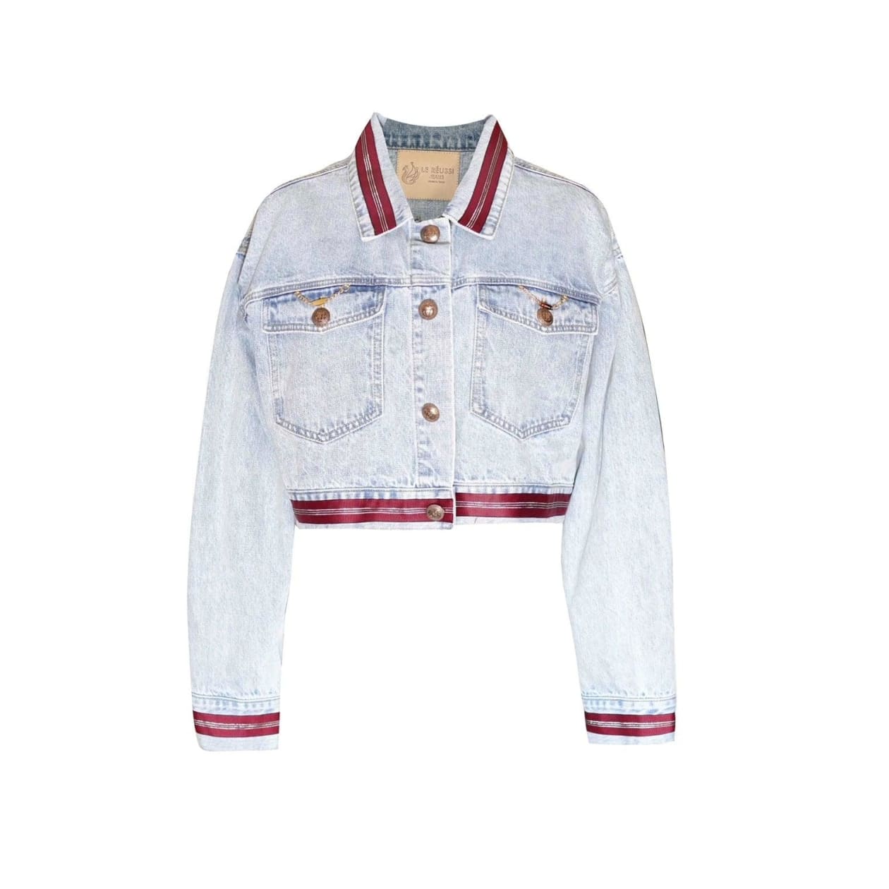 Danielle Denim Jacket with Red Lining