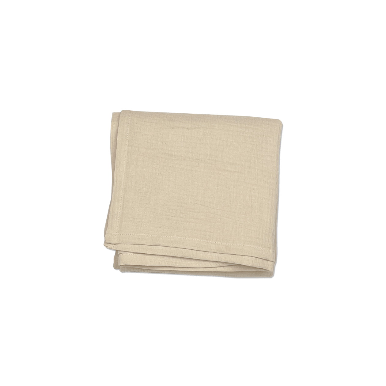 Organic Cotton Muslin Swaddle Brown