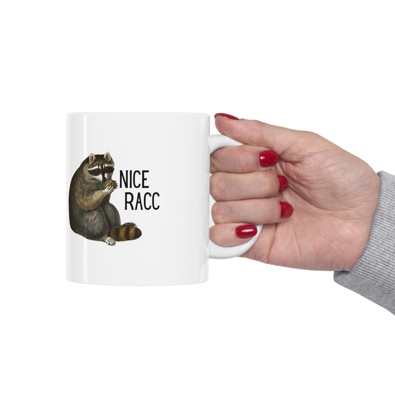 Nice Racc Ceramic Mug 11oz