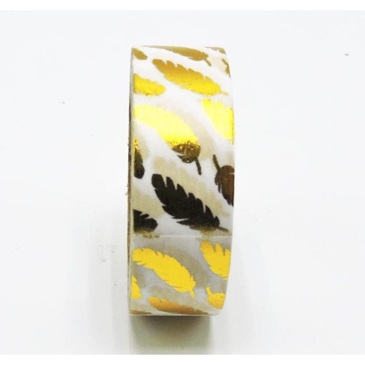 Gold Feather Washi Tape in Metallic | Gift Wrapping and Craft Tape