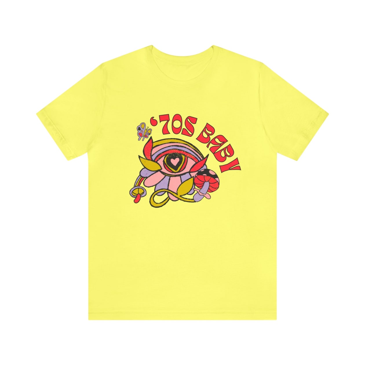 70's Baby Retro Jersey Short Sleeve Tee [Multiple Color Options]