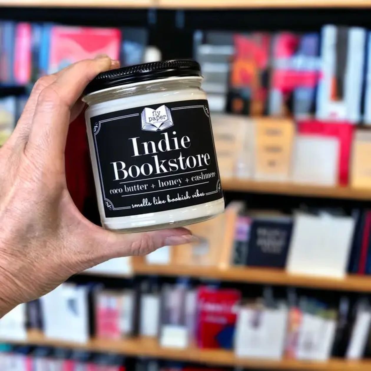 Indie Bookstore Soy Candle Contest Winner | 9 oz Glass Bottle