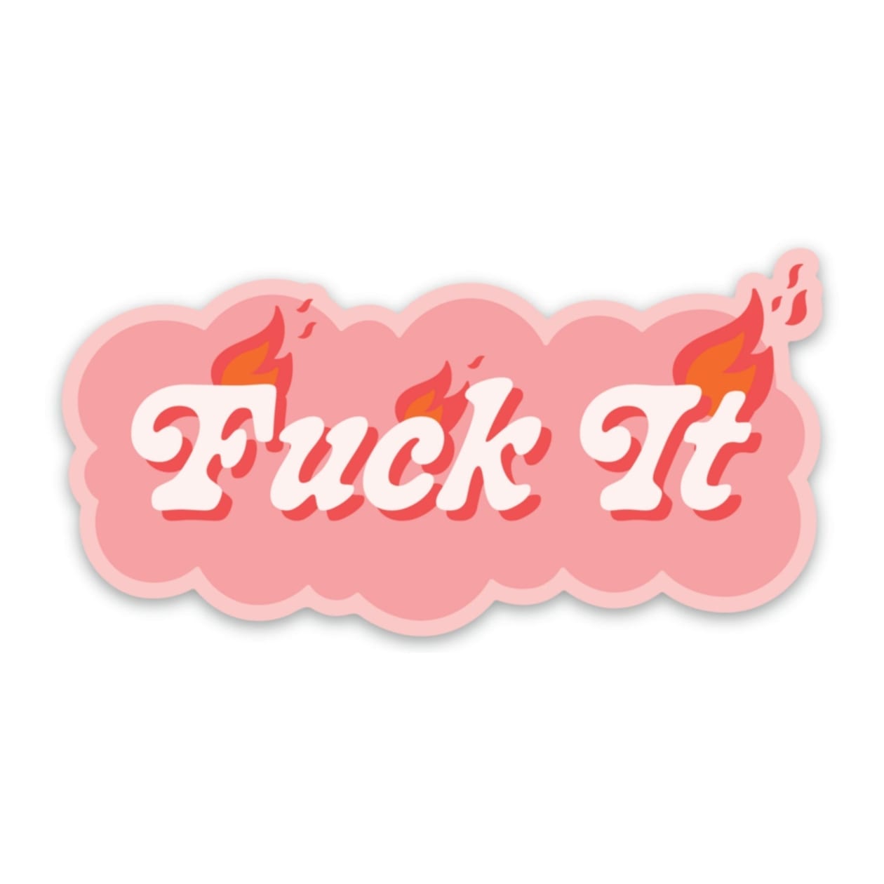 Fuck It Sticker | Vinyl Laptop Phone Water Bottle Decal by Fun Club at GetBullish