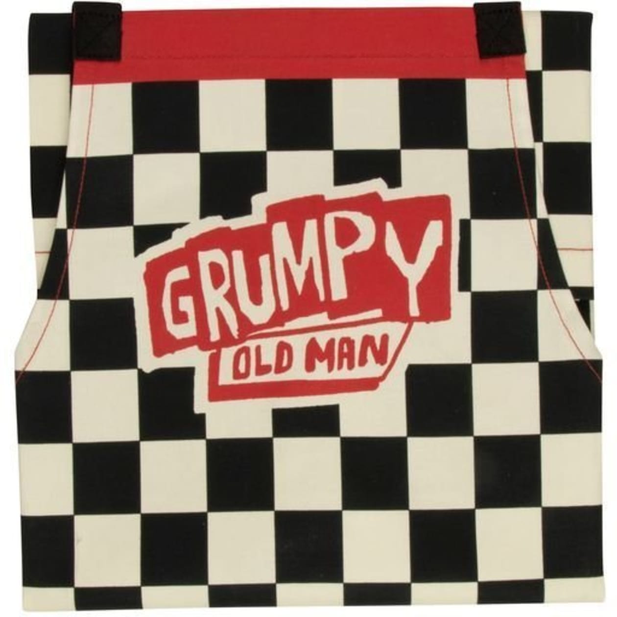 Grumpy Old Man Funny Cooking and BBQ Apron 2 Pockets Adjustable Strap 100% Cotton | BlueQ at GetBullish