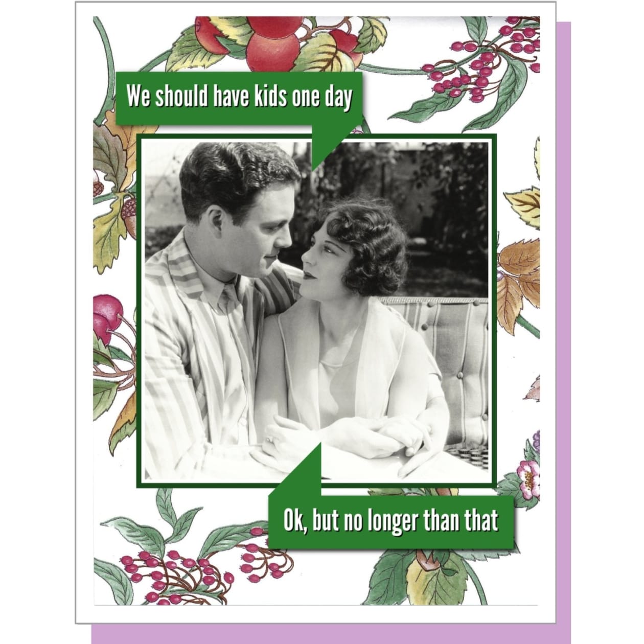 We Should Have Kids One Day Retro Greeting Card