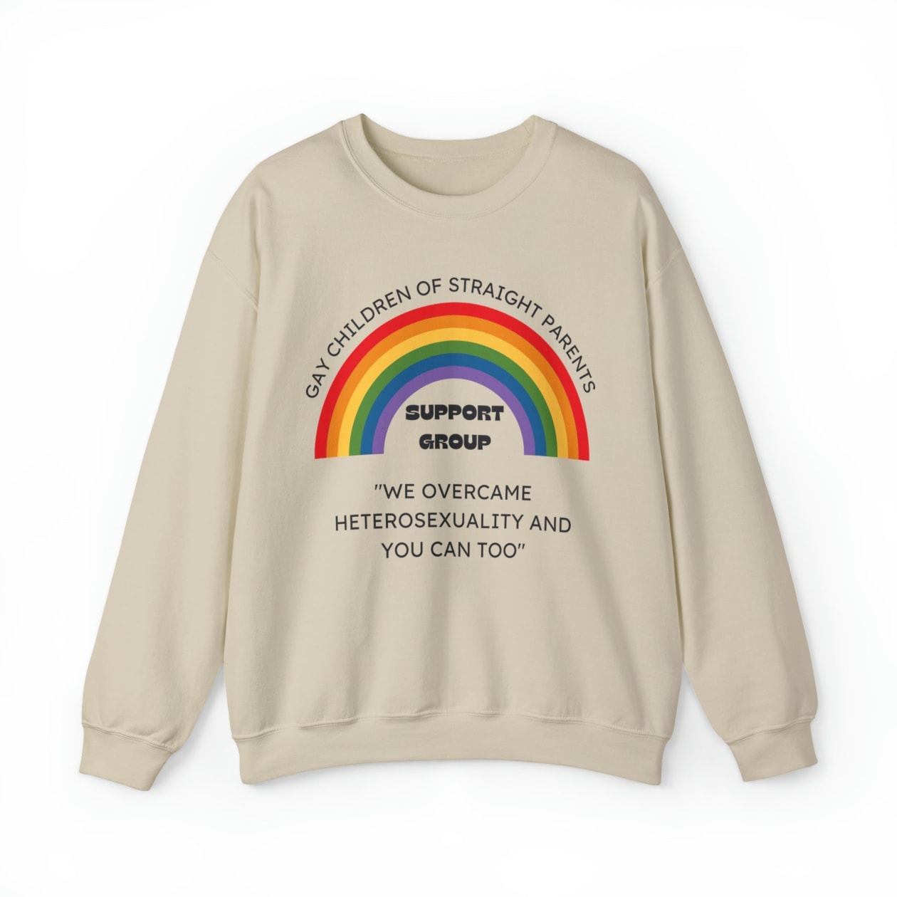 Gay Children of Straight Parents Support Group Unisex Heavy Blend™ Crewneck Sweatshirt Sizes SM-5XL | Plus Size Available