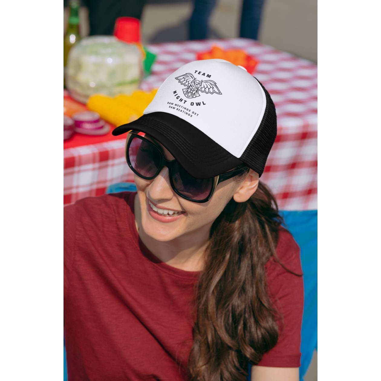 Team Night Owl Unisex Mesh Cap