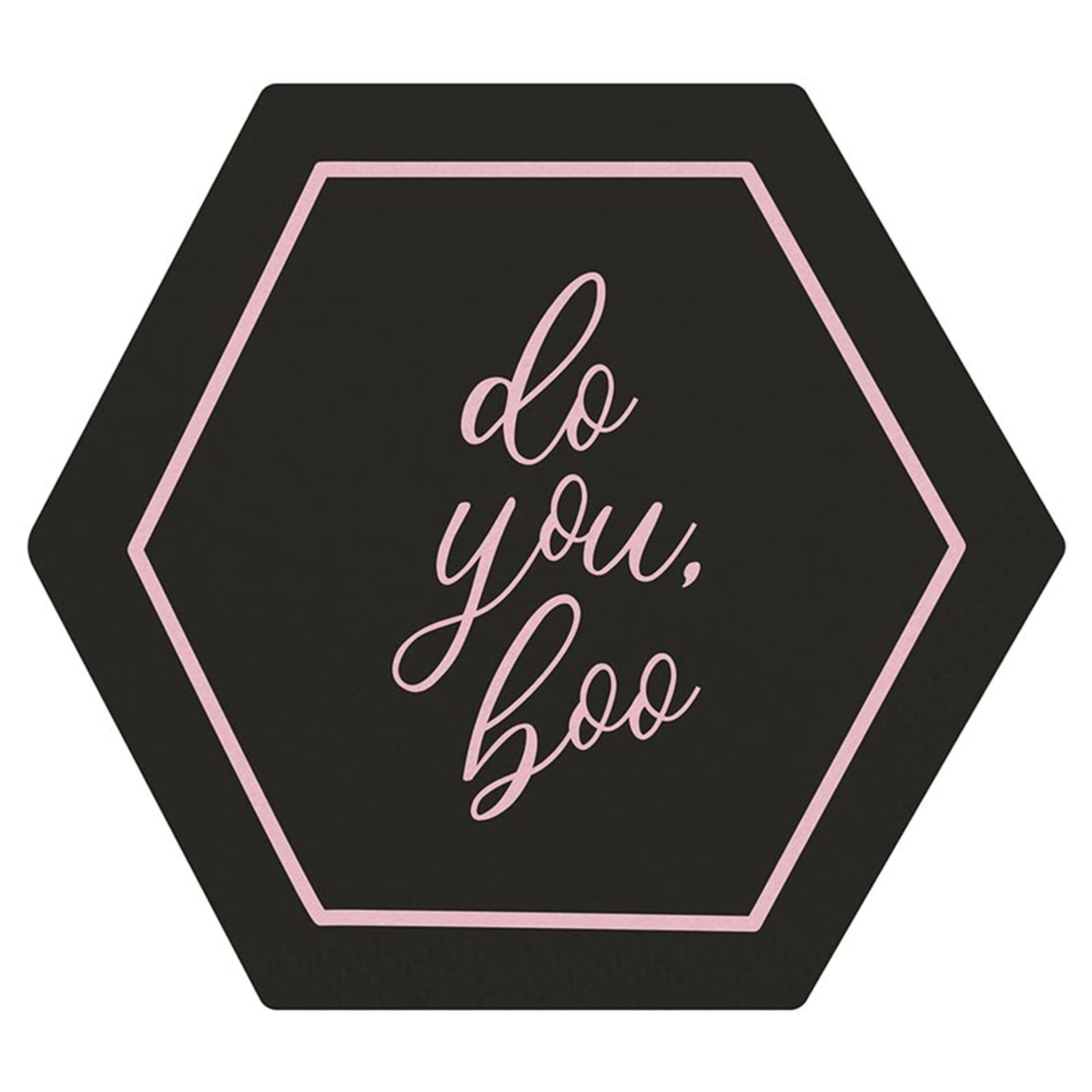 Halloween "Do You, Boo" Die-Cut Party/Beverage/Cocktail Napkins