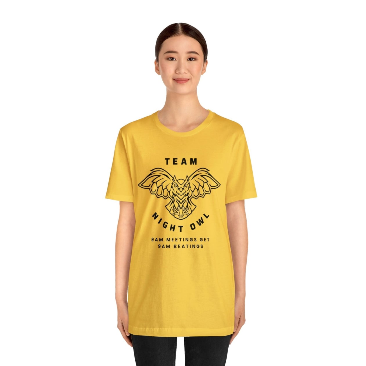 Team Night Owl Unisex Jersey Short Sleeve Tee