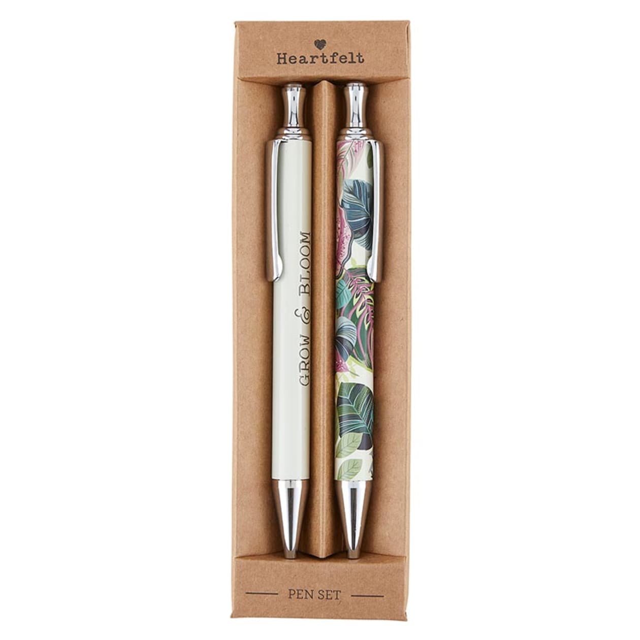 Grow & Bloom Pen Set of 2 | Giftable Pens in Box | Refillable