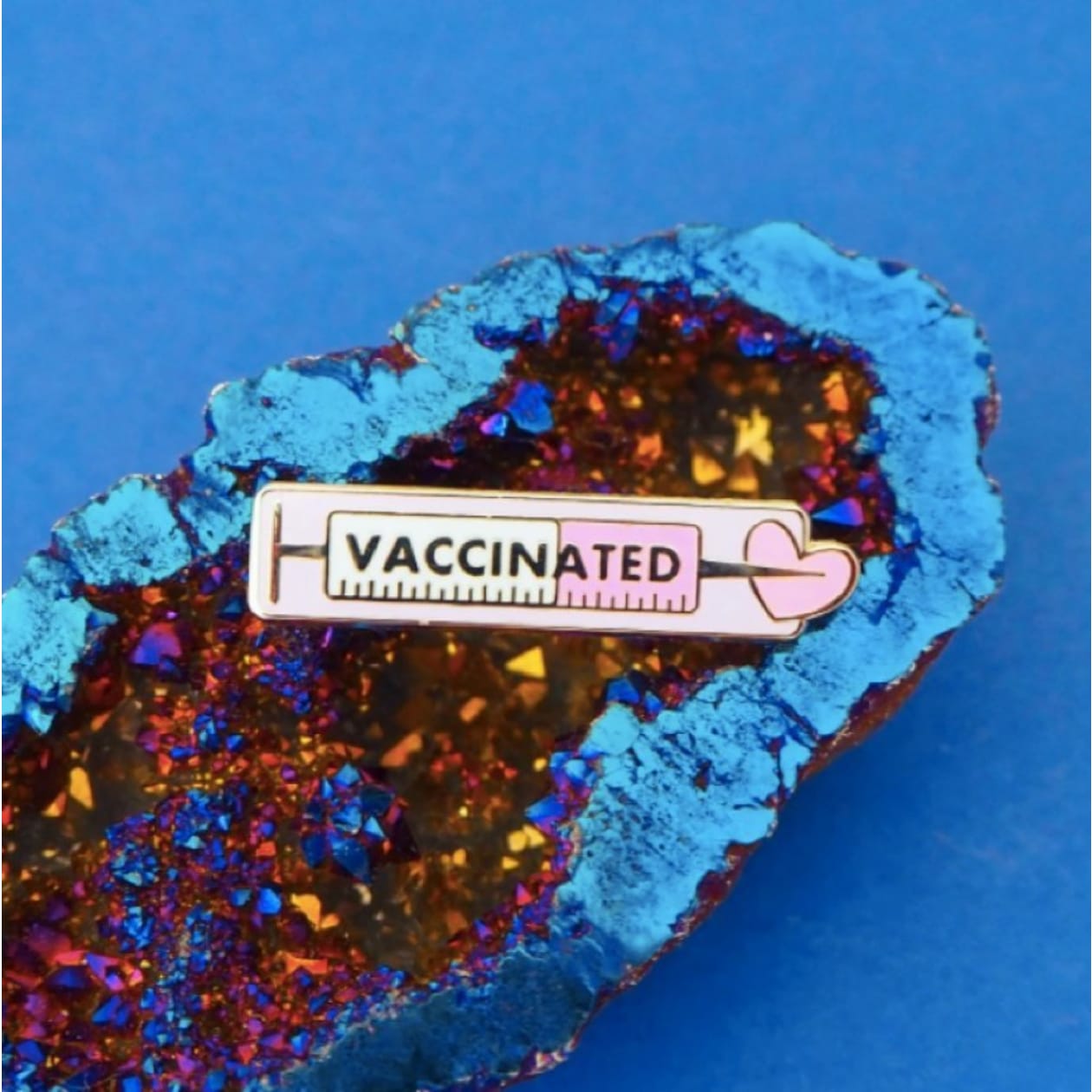 VACCINATED Enamel Pin