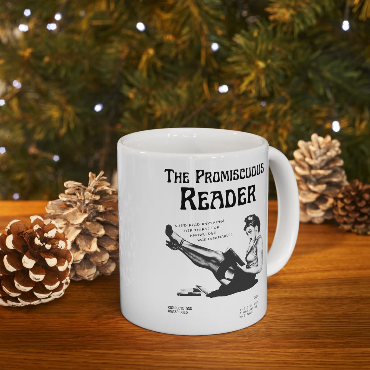 The Promiscuous Reader Ceramic Mug 11oz