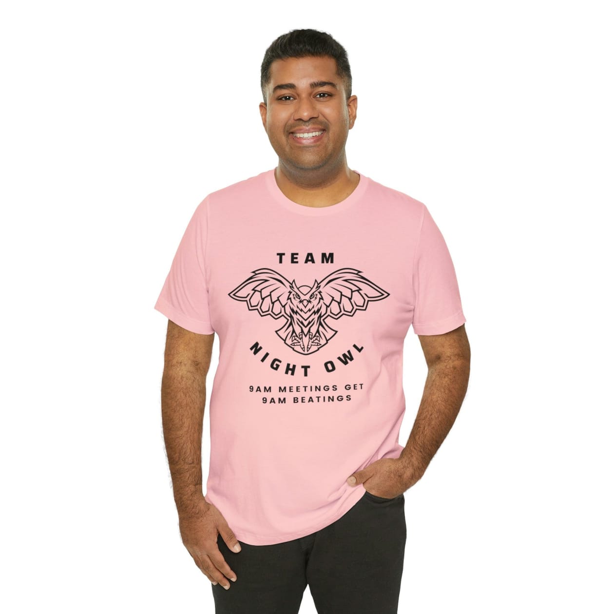 Team Night Owl Unisex Jersey Short Sleeve Tee