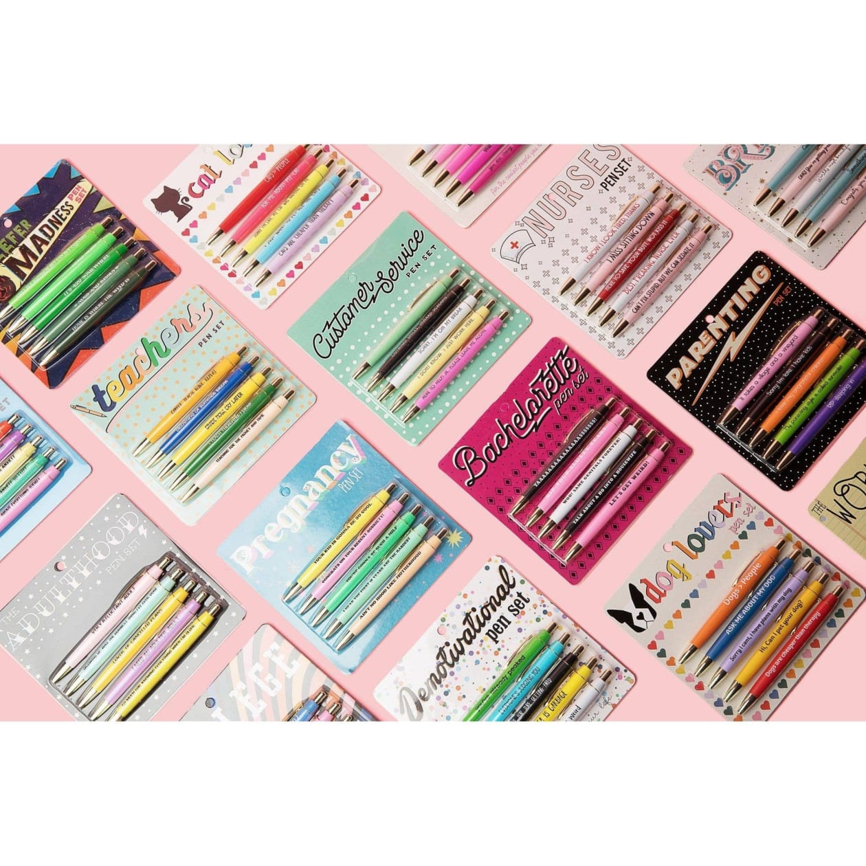 Fun Club Nurses Multicolor Pen Set | 5 Funny Pens Packaged for Gifting | Best. Freaking. Nurse. Ever. , I Miss Sitting Down