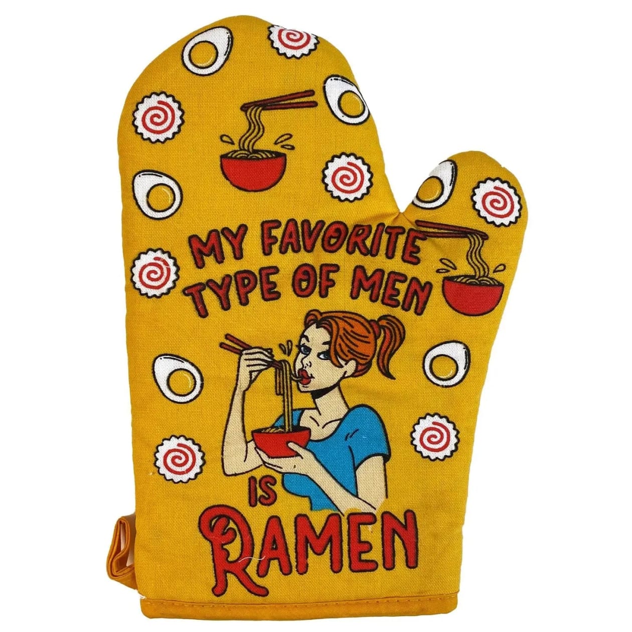 My Favorite Type Of Men Is Ramen Oven Mitt Pot Holder