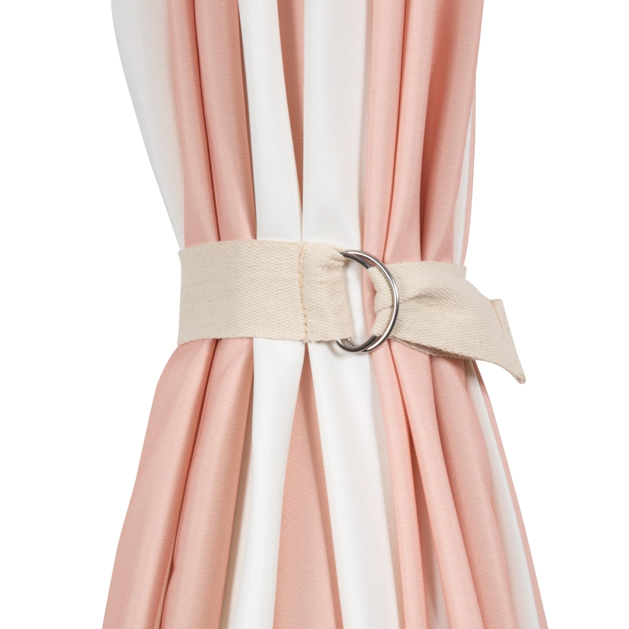 Summerland Beach Umbrella - Pink Salt Stripe