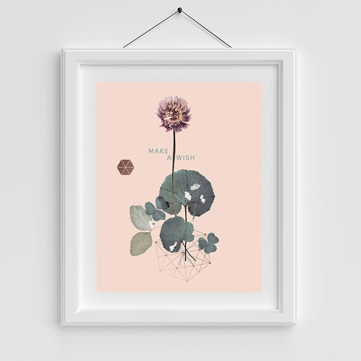 Sweet Clover 11" x 14" Art Print | Copper Details | Unframed | Gift for Her