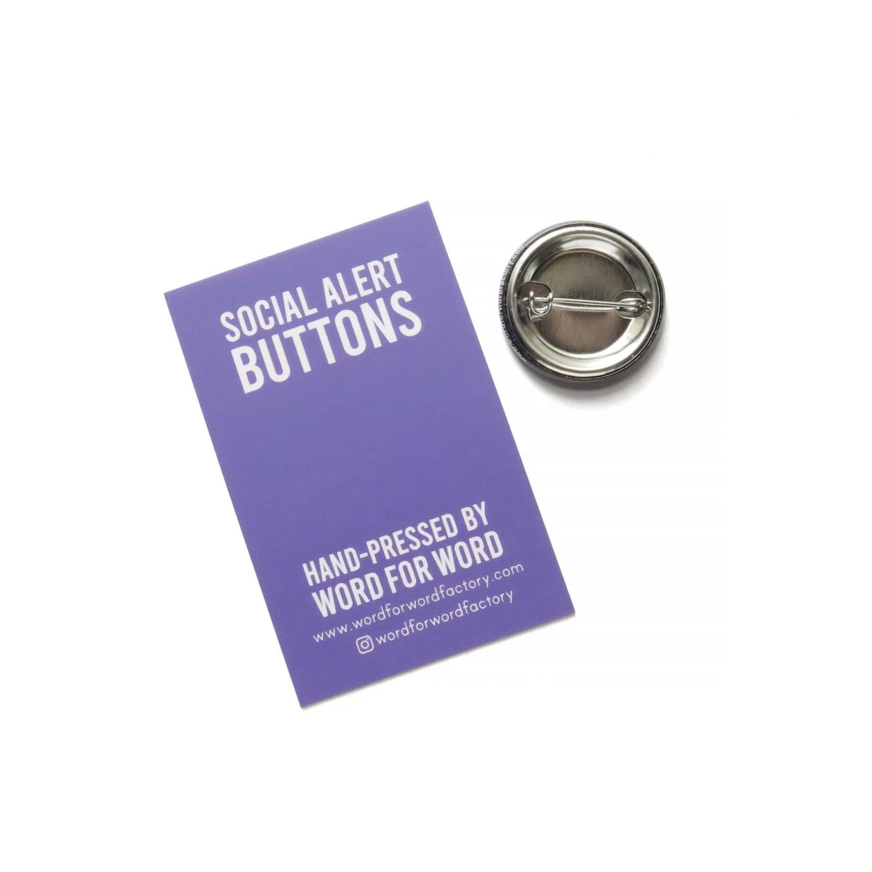 Sapphic Queer LGBTQ+ Lesbian Pinback Button | Pride Season Pin Badge