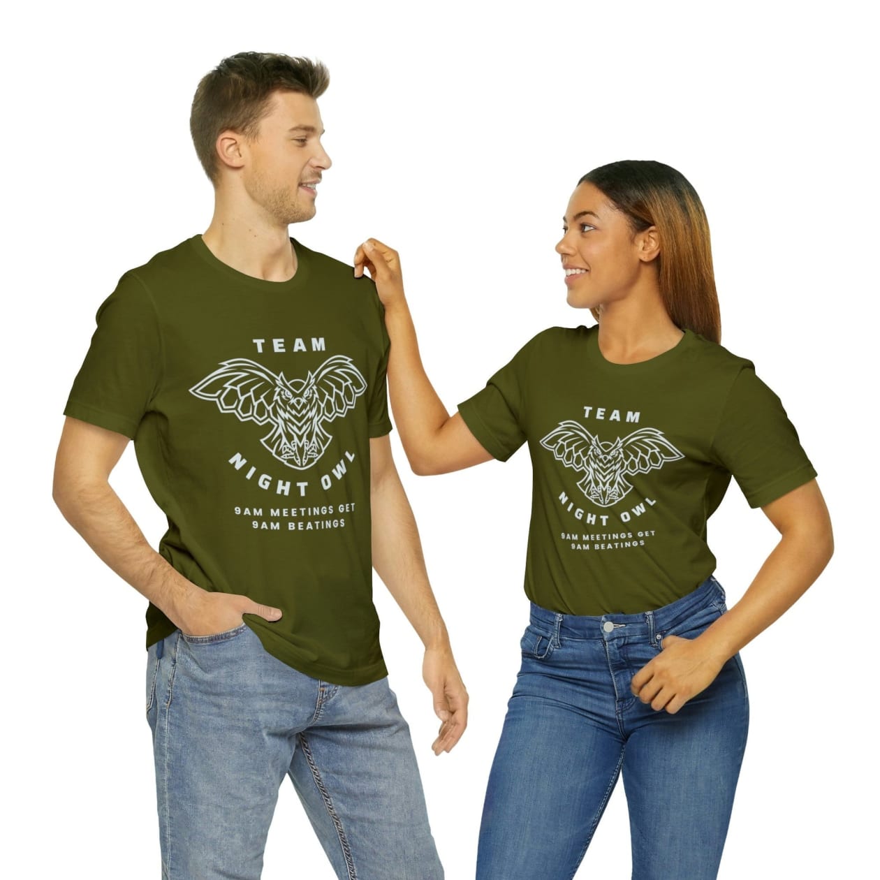 Team Night Owl Unisex Jersey Short Sleeve Tee